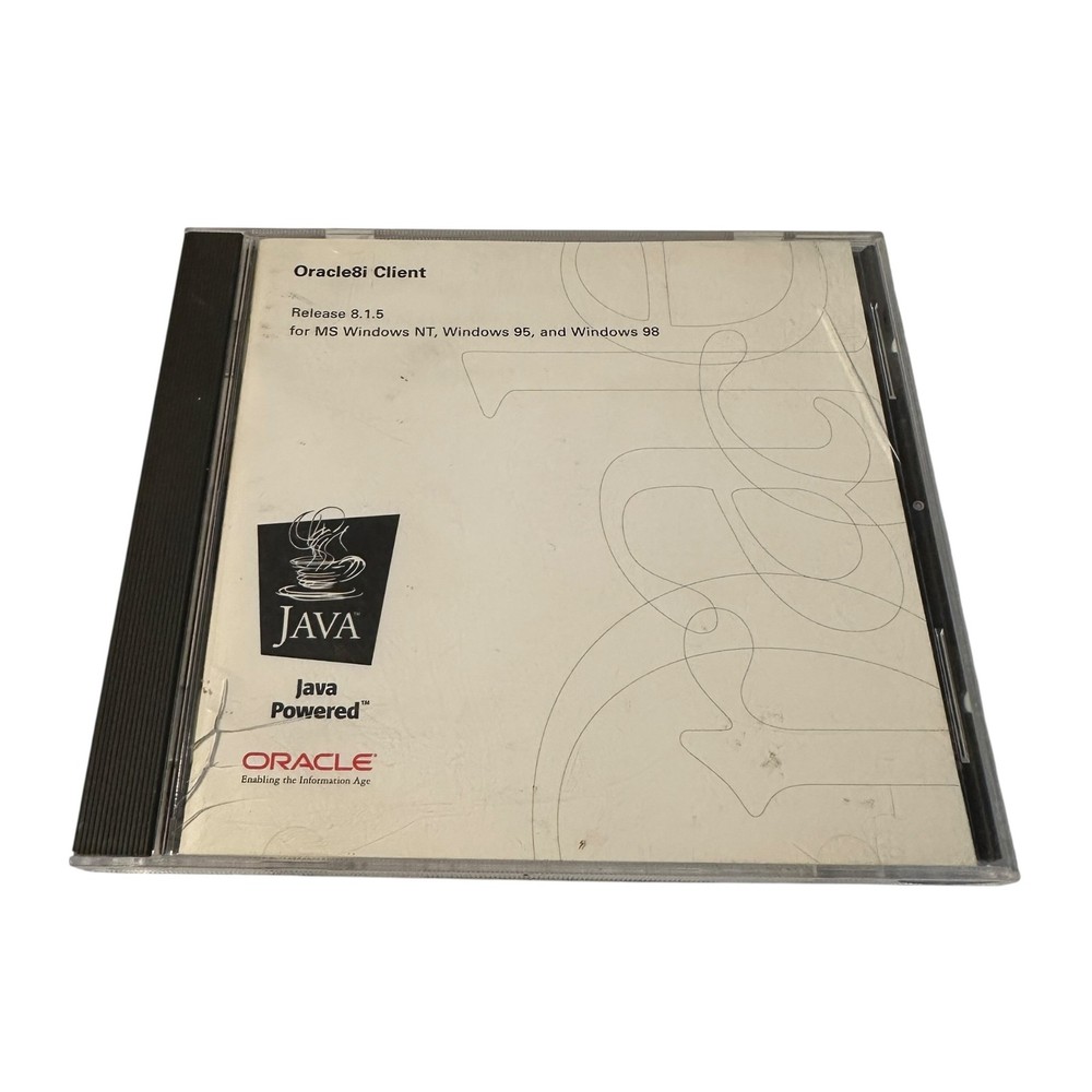 Oracle8i Client Release 8.15.5 MS Windows NT WIndows 95 & 98 CD-Rom Oracle
