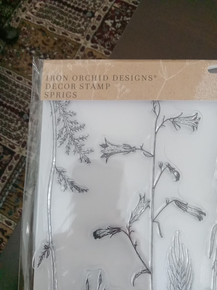 New IOD Decor "Sprigs" Stamp