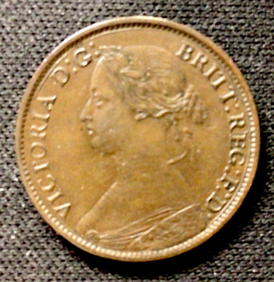 1861 Nova Scotia! 1/2 Cent! ENN Coins