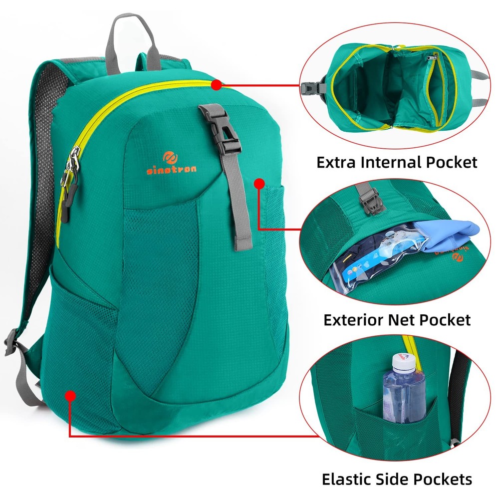 Lightweight Packable BackpackSmall Foldable Hiking Backpack Day Pack for Trav...