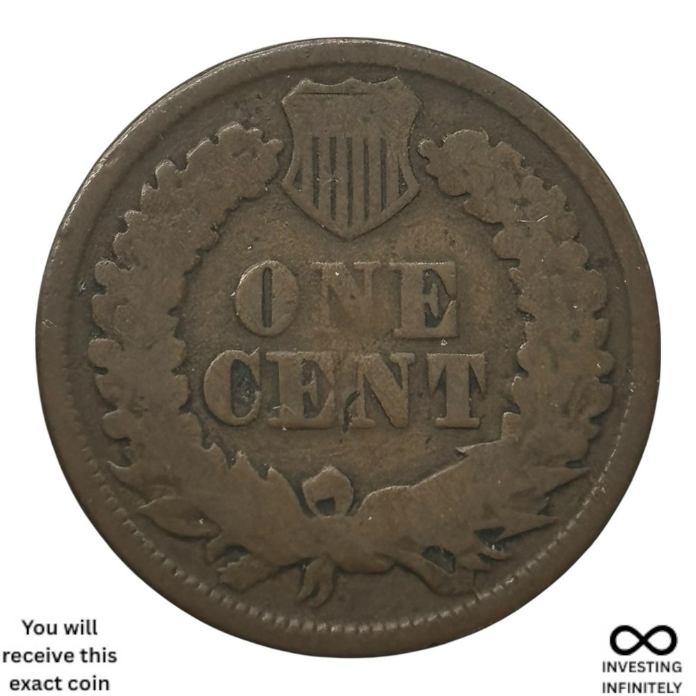1864 Indian Head Cent X-1002