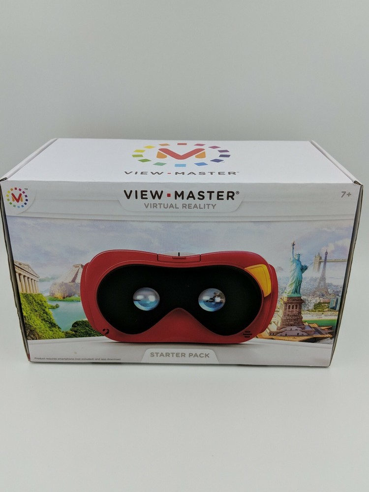 (NEW SEALED) VIEW MASTER VIRTUAL REALITY VR 360 VIEWER HEADSET STARTER PACK