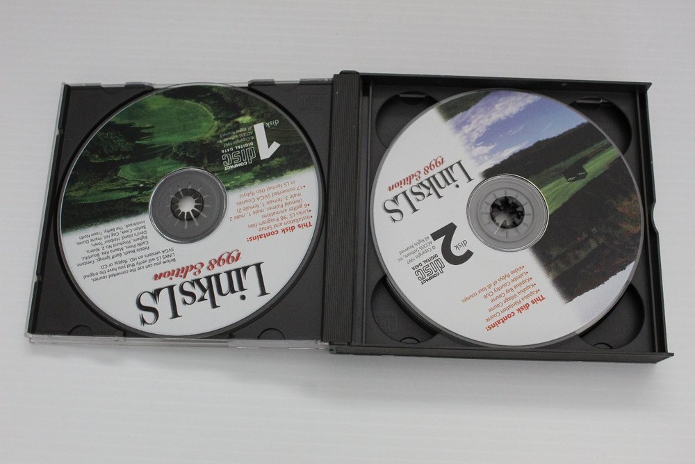 Links LS 1998 Edition Golf PC Software Lot 4 CD-ROM Discs Access