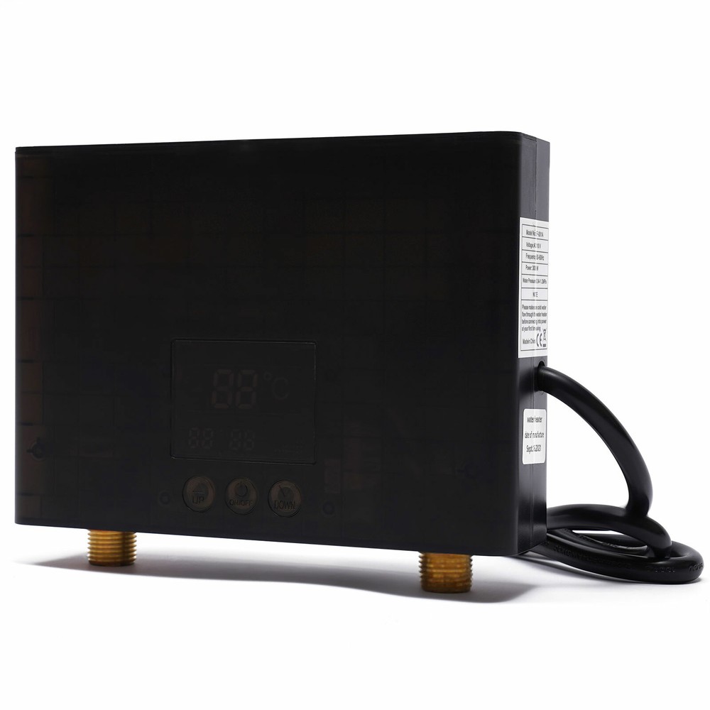 Electric Tankless Hot Water Heater Whole House Instant Heating 3000W for Home