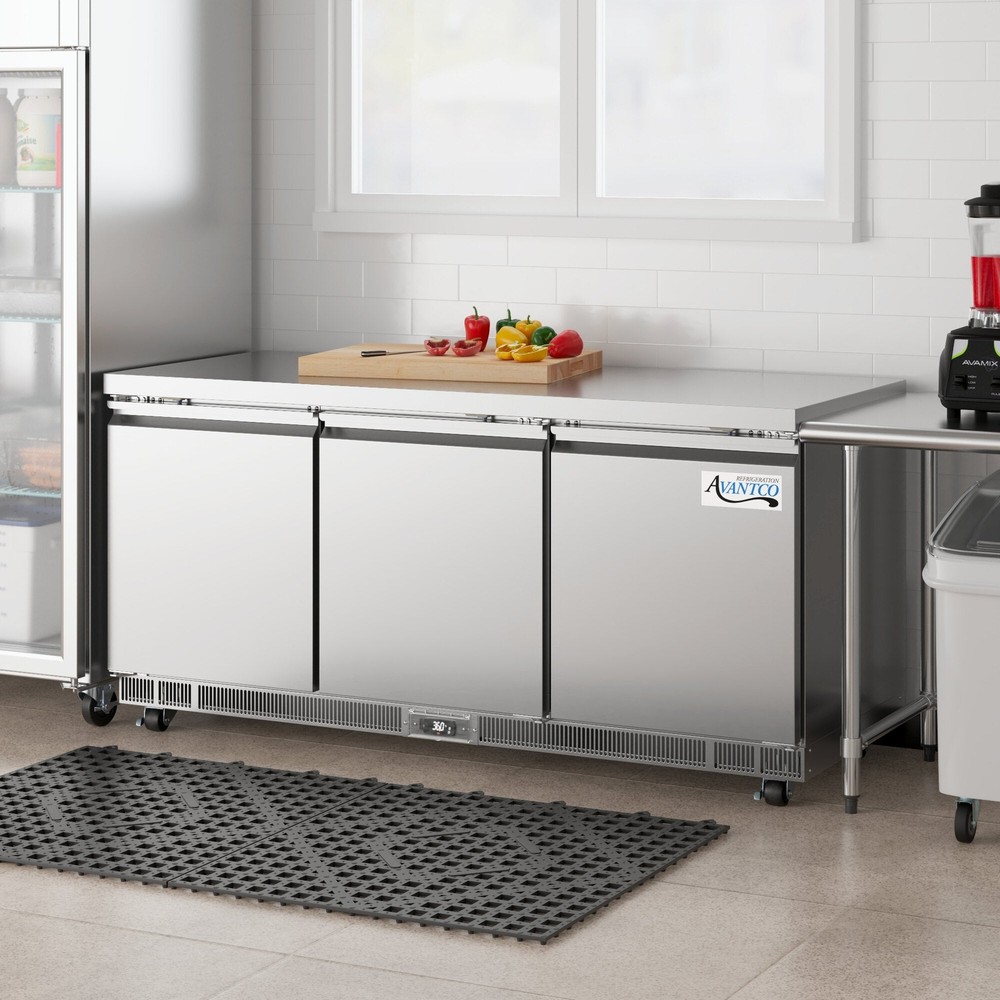 72" Front Breathing Undercounter Refrigerator