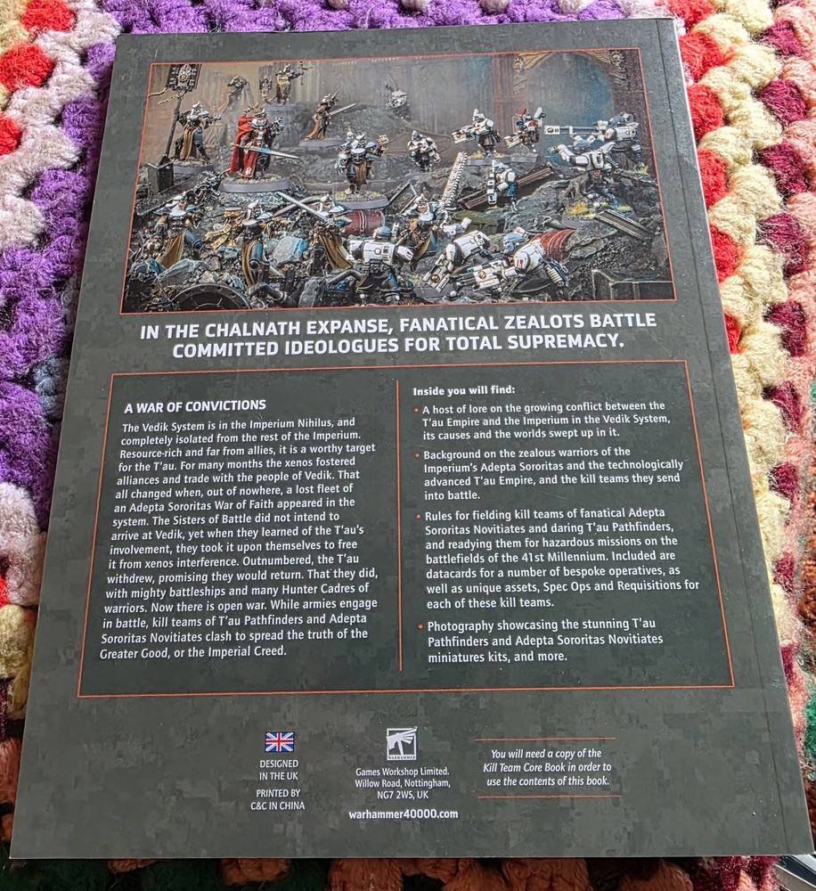 Warhammer 40k Kill Team Chalnath softcover book