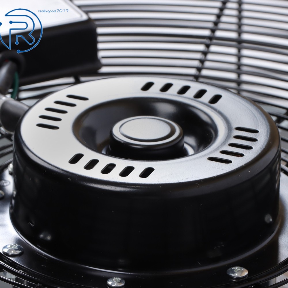 24" Wall Mounted Exhaust Fan Automatic Shutter Variable Speed Vent Fan For Attic