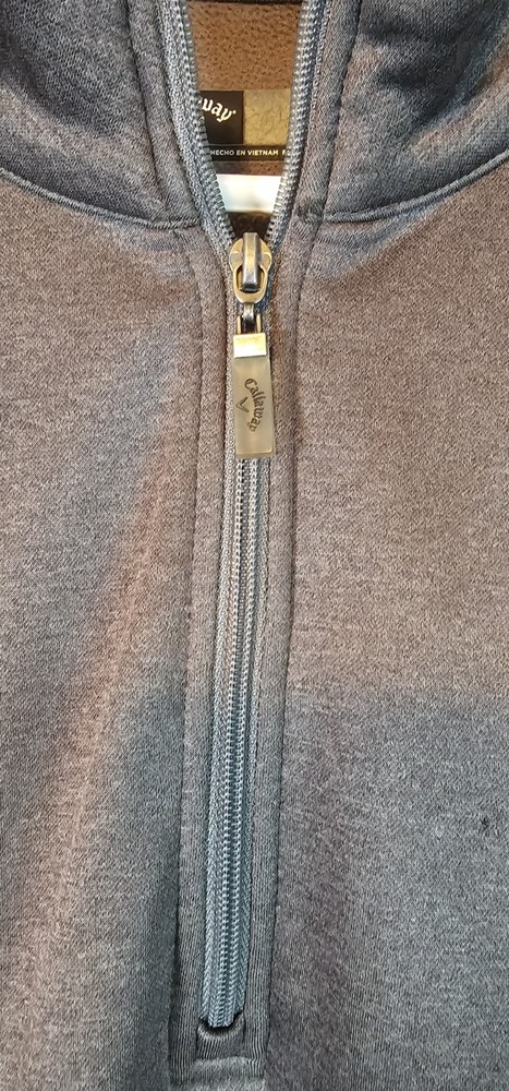 Callaway Jacket Men's 2xl Pullover 1/4 Zip Gray