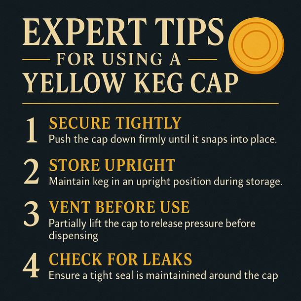 LD Carlson Yellow Keg Cap