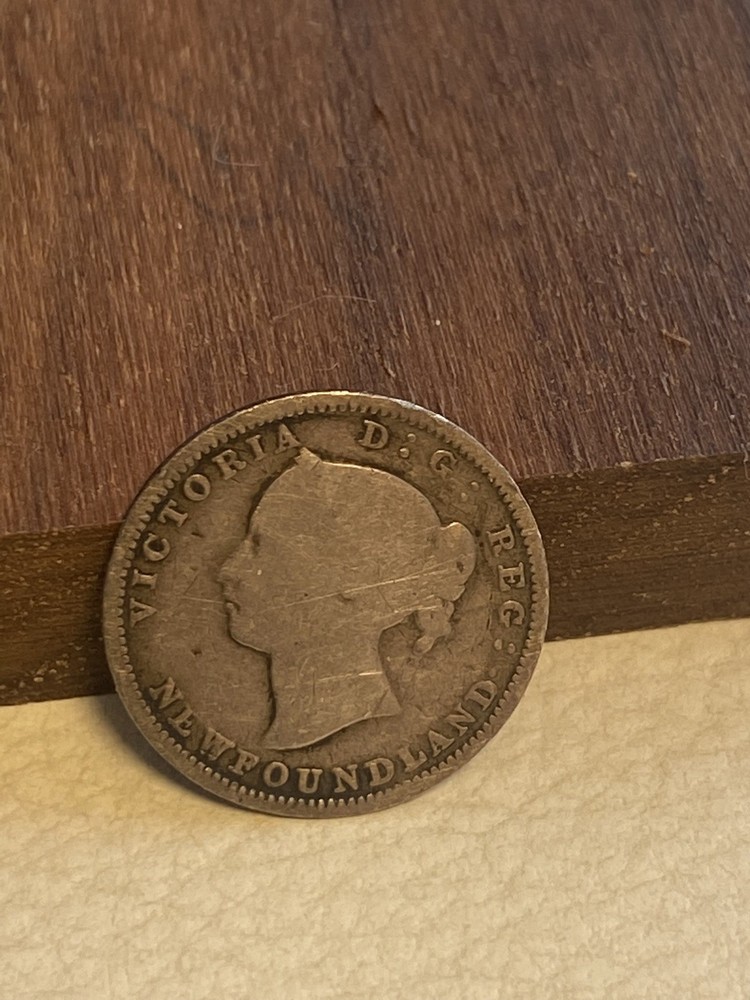 1890 Newfoundland 5 Cent