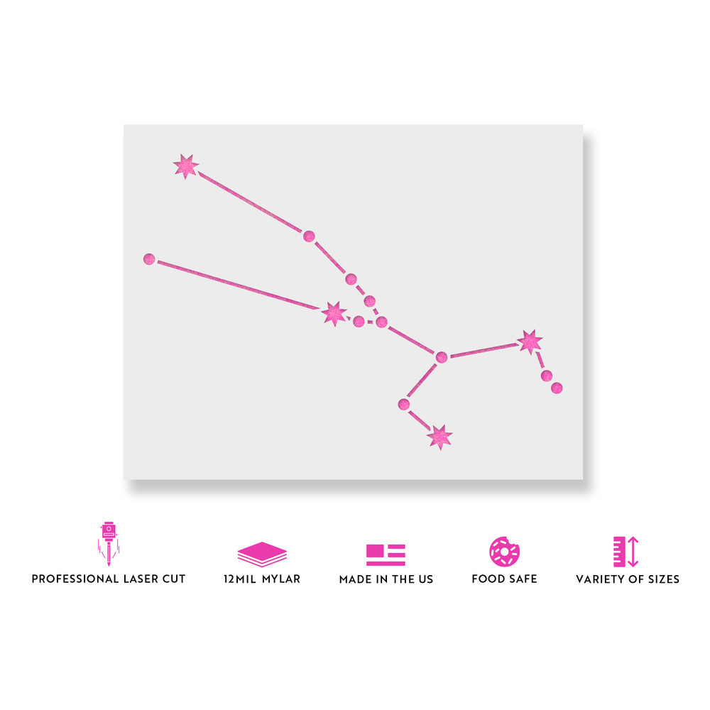 Taurus Constellation Stencil