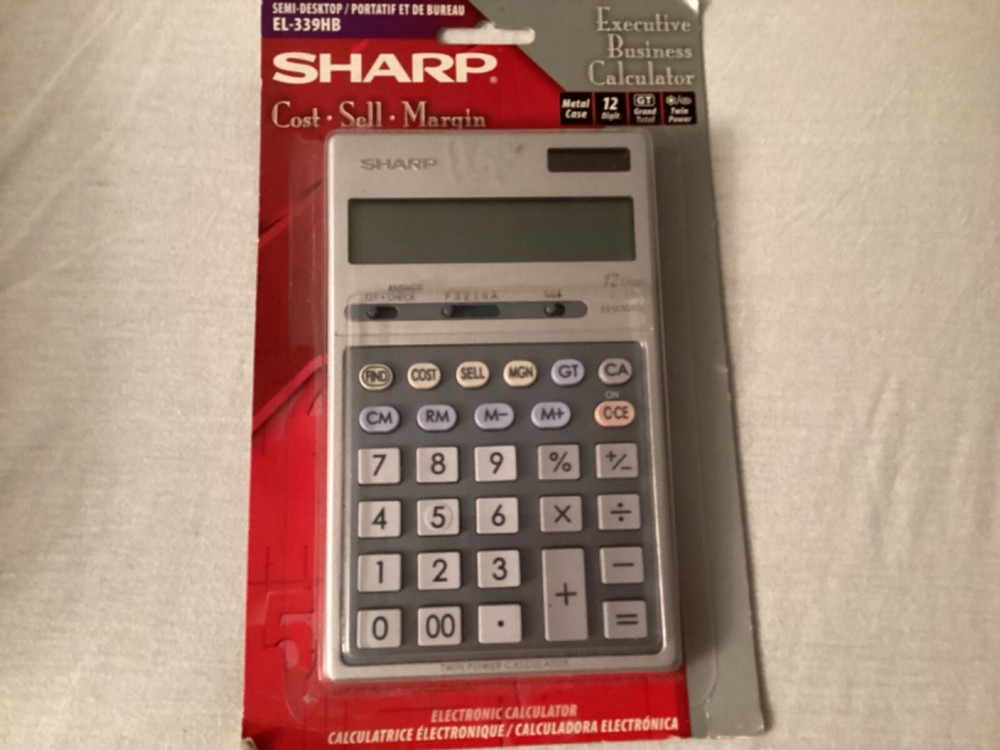 Sharp El 339 HB Executive Portable Desktop Handheld