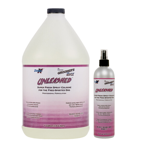Dog Cologne Coat Spray Unleashed Fresh Scent Odor Control Long Lasting Pick Size