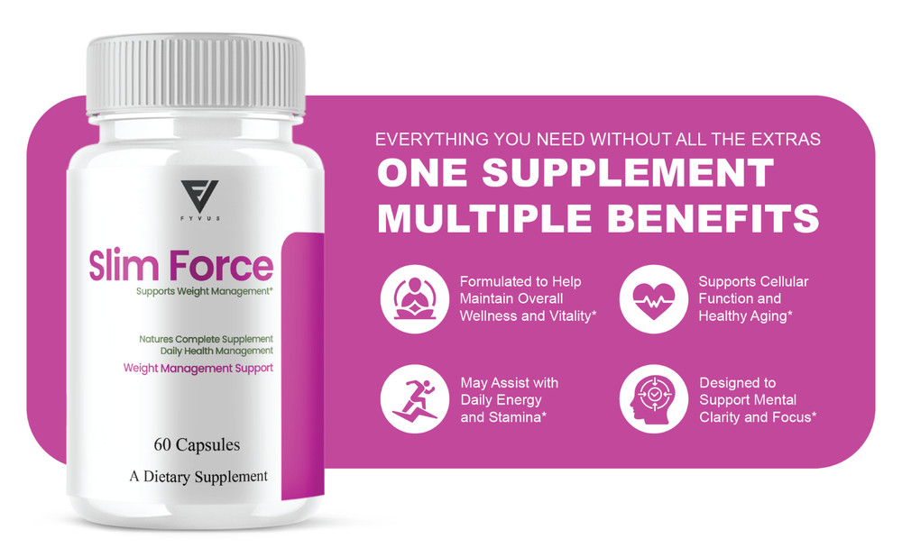 Slim Force Capsules, SlimForce Advanced Support Formula (60 Capsules)