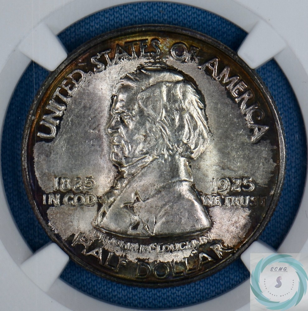 1925 Fort Vancouver Commemorative Half Dollar NGC MS 65 - Attractive Gem!!!
