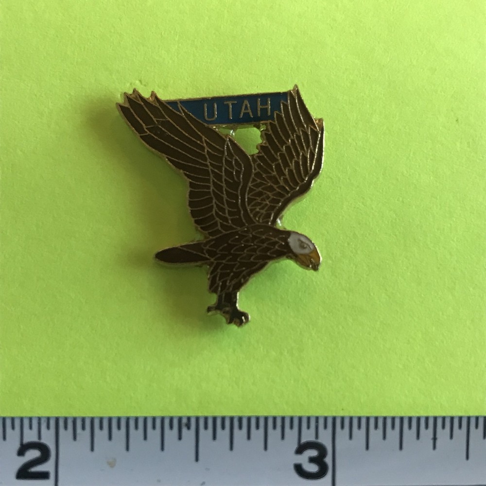 U.S. State Pin - Utah - Eagle