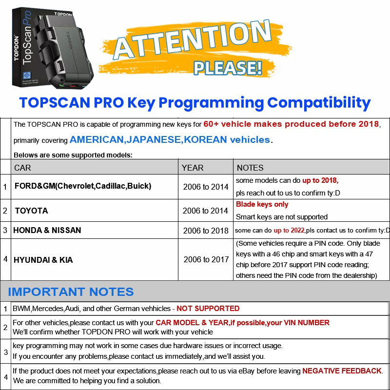 2025 TOPDON Topscan PRO Wireless OBD2 Scanner Code Reader Key Coding Diagnostic