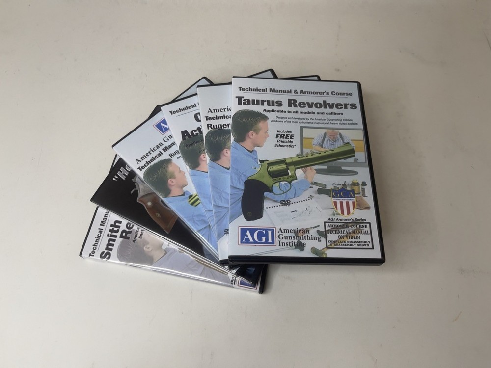 Comprehensive Revolver Armorer’s Course Bundle 6 Courses (6 DVDs)