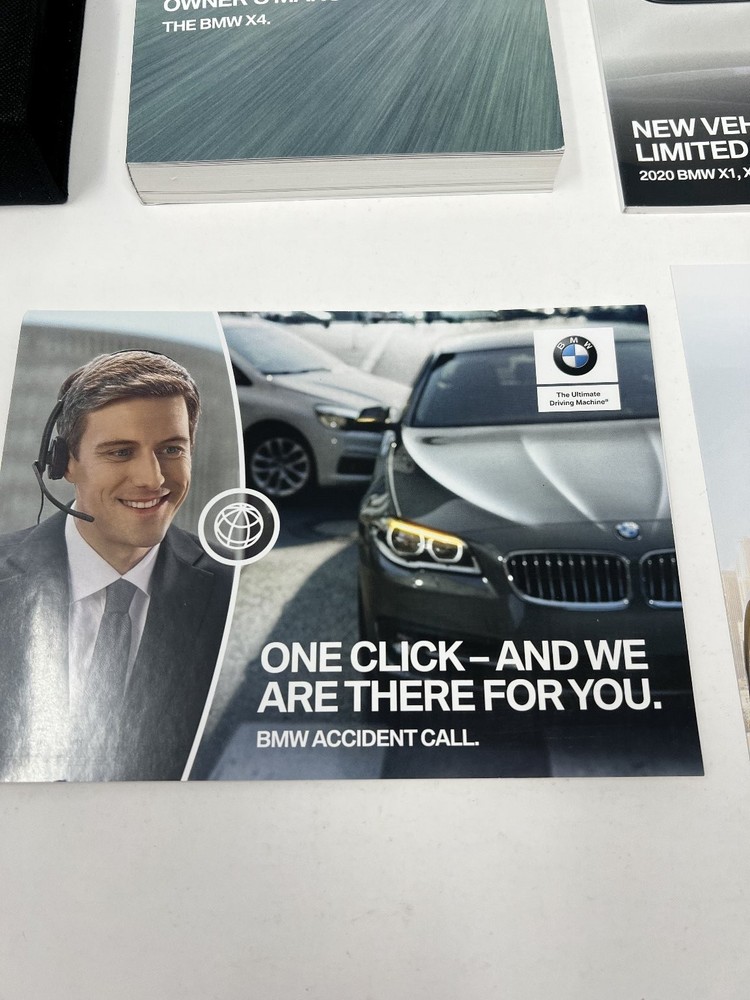2020 BMW X4 Owners Manual OEM Complete Set