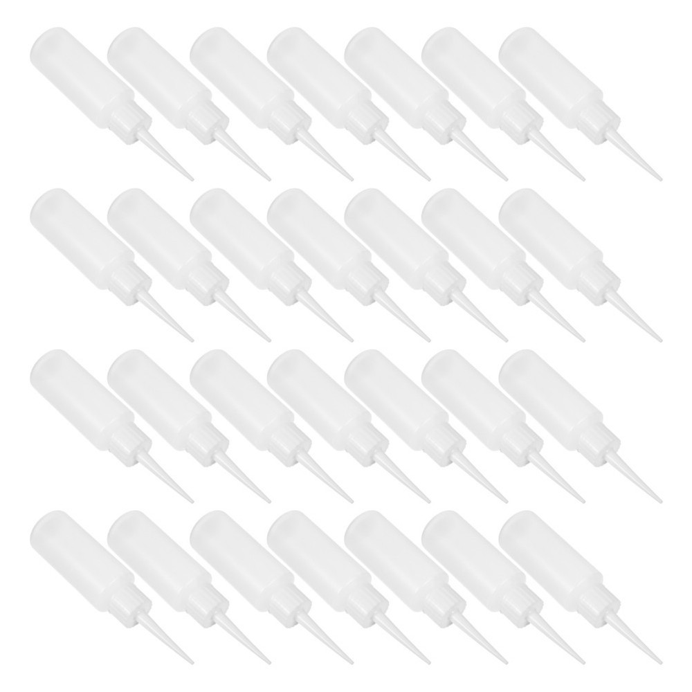 100 Pcs Sewing Agent Bottle Fine Tip Nozzle Glue Empty Mini Squeeze