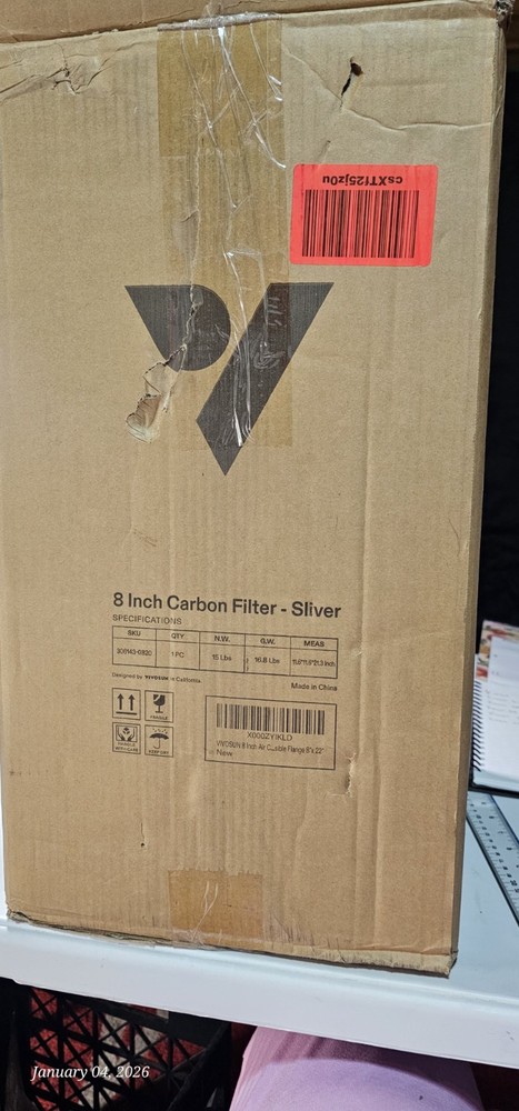 vivosun 8 inch carbon filter