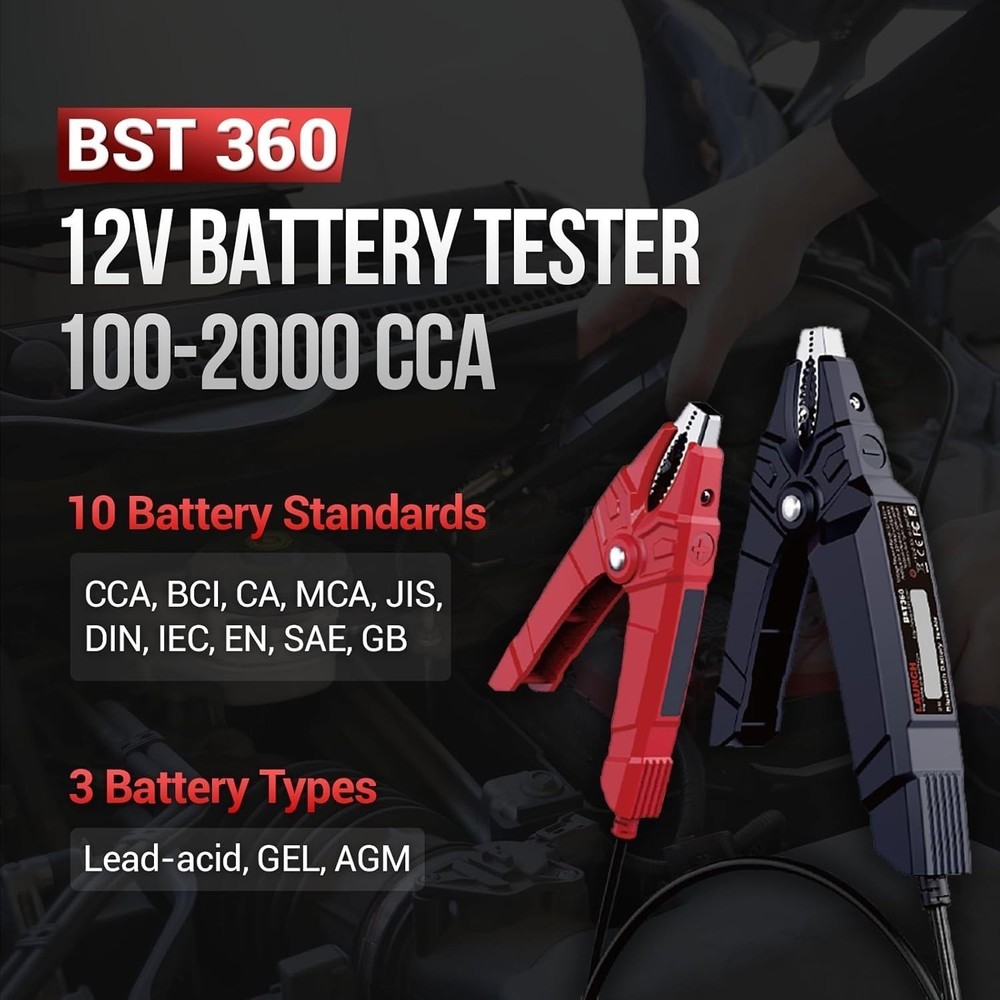 LAUNCH BST360 Bluetooth Battery Testers 12V Automotive Battery Analyzer Load*……