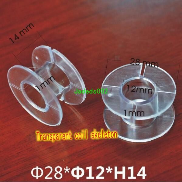 1pcs Audio crossover inductor coil frame Transparent coil Inductance skeleton