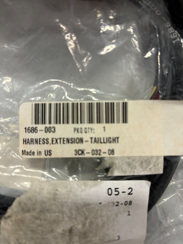 Harness Extension-Taillight PN#1686-003