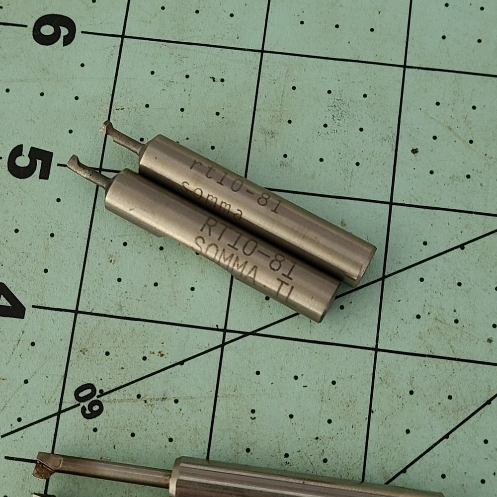 Lot of Solid Carbide Micro Boring Bars Inserts Somma Tool Machinist Lathe