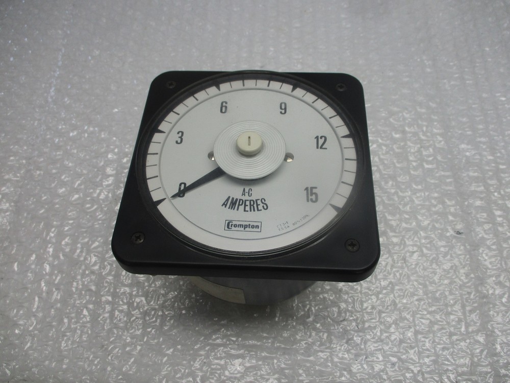 CROMPTON 077-05FA-LSND PANEL METER 0-15AMP NSNP