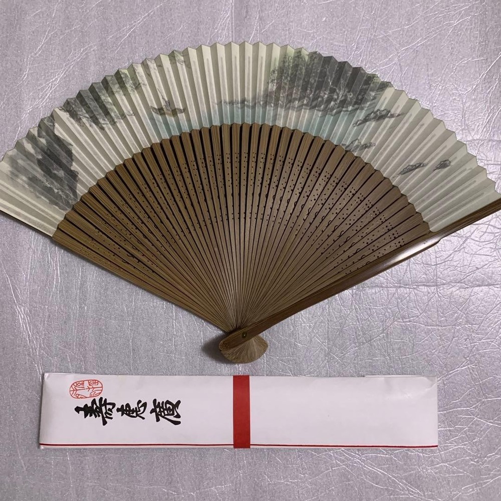 Folding Sensu Fan Hisaehiro Gentle Elegant pattern