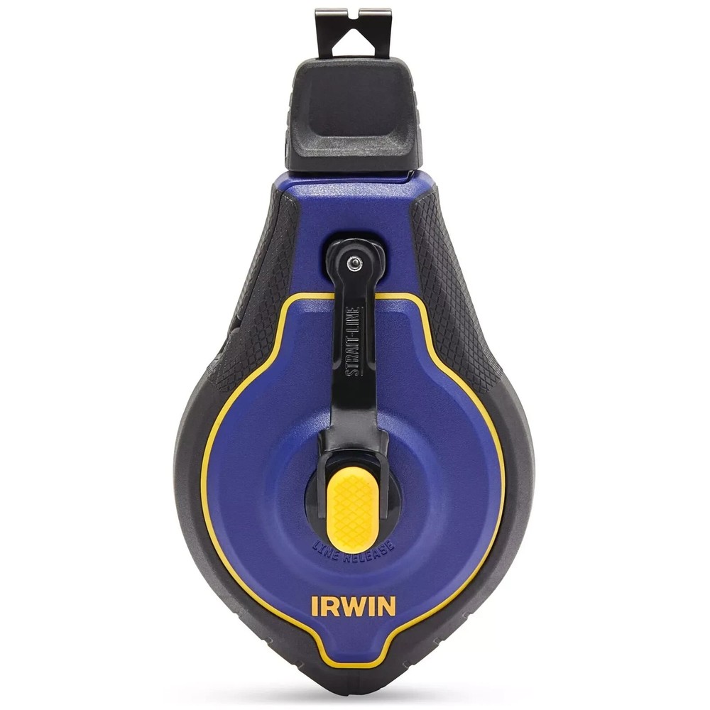 IRWIN TOOLS STRAIT-LINE SPEEDLINE PRO 100'FT. CHALK LINE W/ 4oz. red chalk