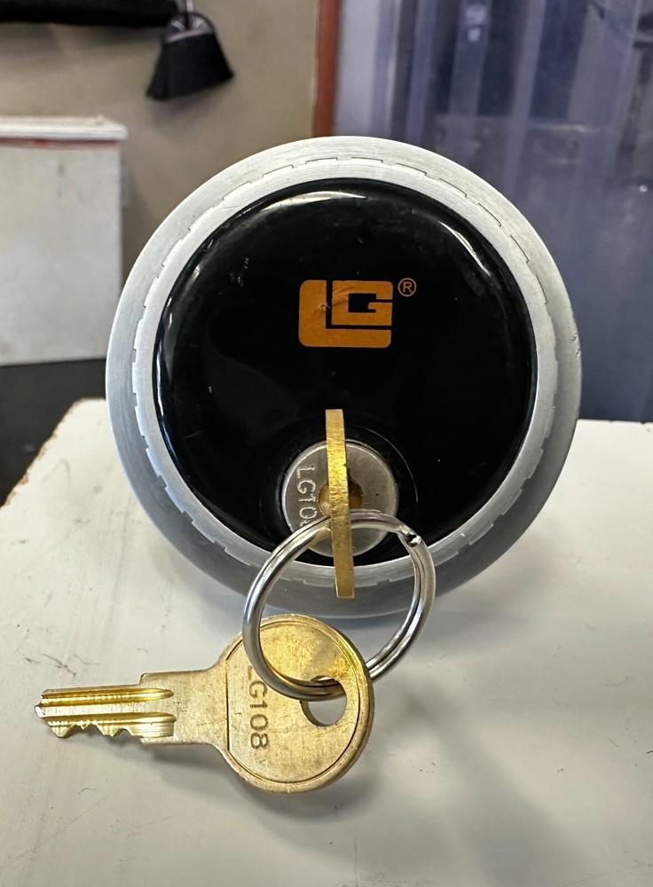 mechanical combination safe lock, LG lock, Group 2, key dial, dial, chrome