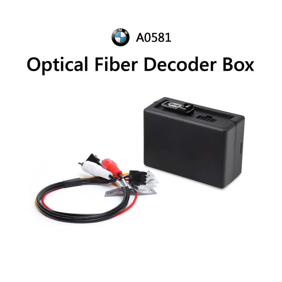 Optical Fiber Decoder Box For BMW 3 Series E90-E93 Car Stereo Logic 7 Optic E