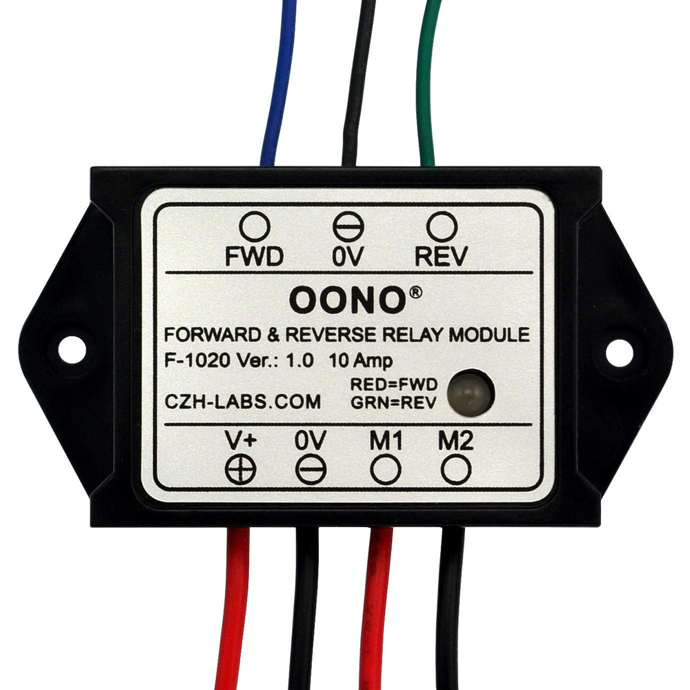 12V Motor Reversing Relay Module Forward Reverse Control 10A Mount
