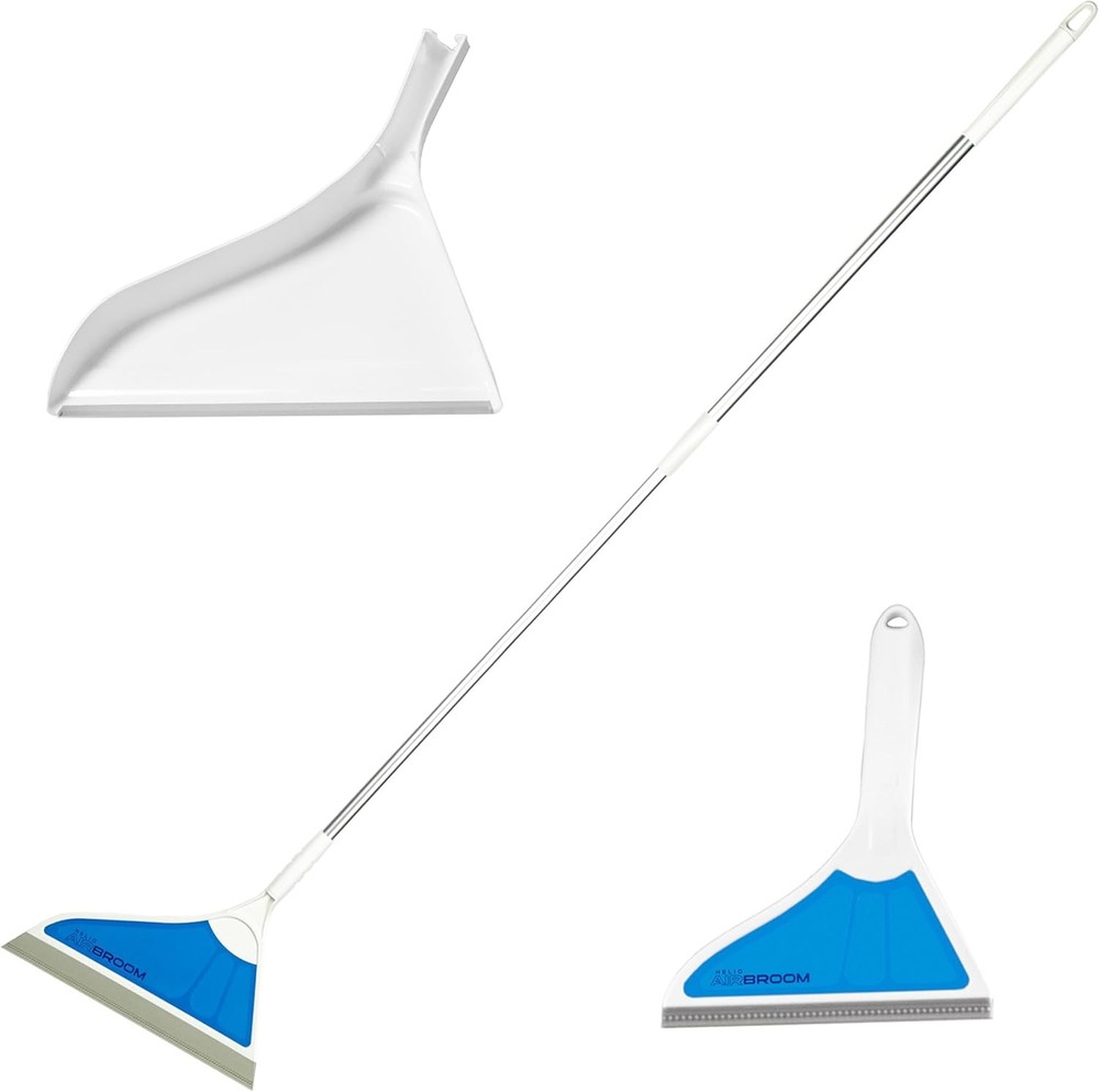 3 Piece Kit All Surface Sweeper and Squeee for Wet and