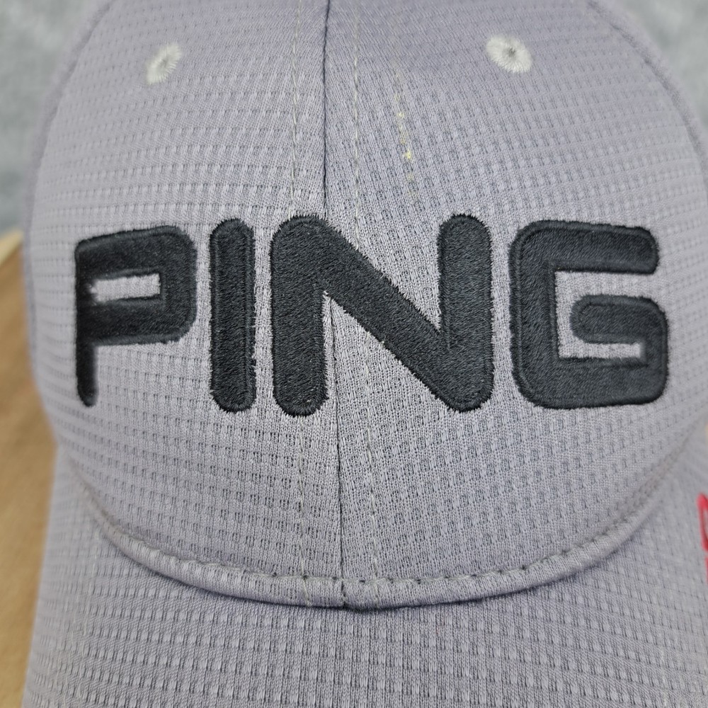 Ping Hat Cap Strap Back Gray G20 Golf Golfer Casual Adjustable Mens