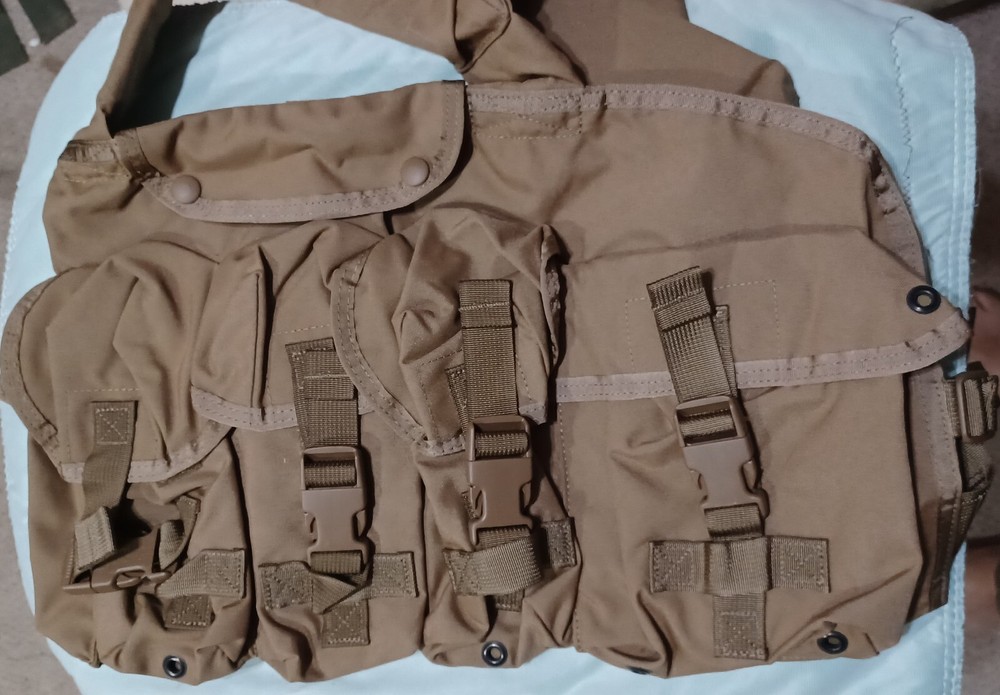 USGI Vest Ammunition Carrier Tuff Products Brand Khaki New