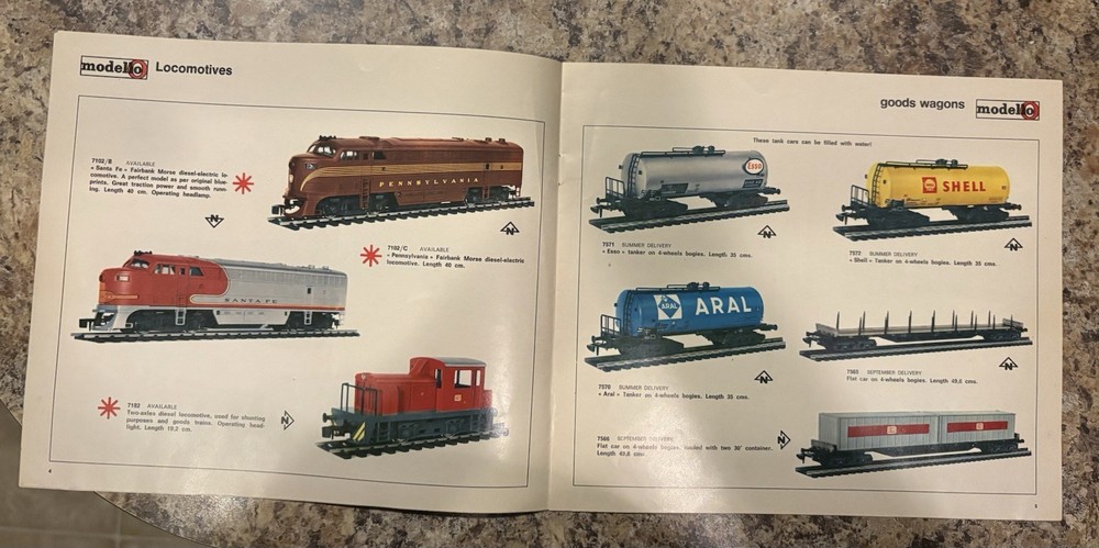 3 Vintage Railroad Model Train Catalogs Train Layout Rivarossi, Model Structures