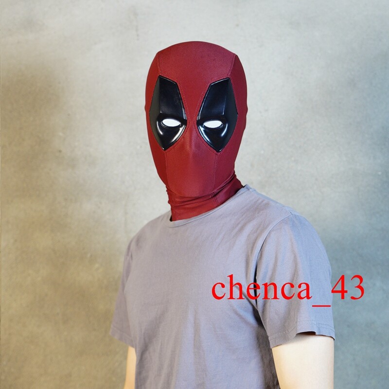 Customize Deadpool Screen Accurate Cosplay Headgear Wearable Mask Prop Faceshell