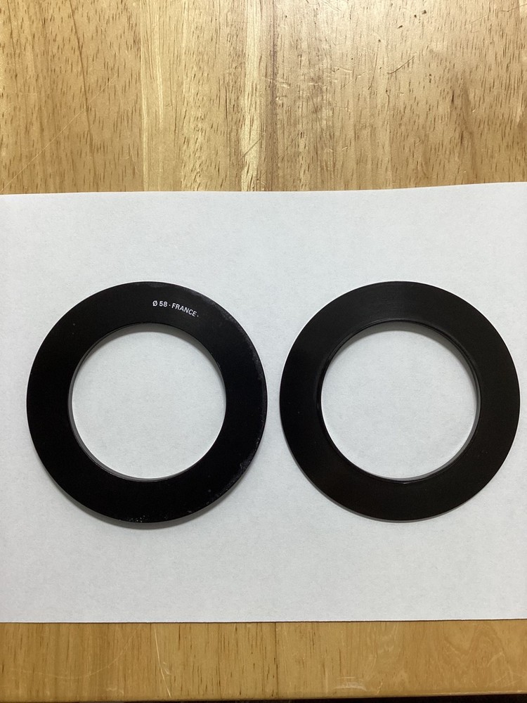 COKIN P FILTER HOLDER WITH 2 58 MM THREADED FILTER RINGS