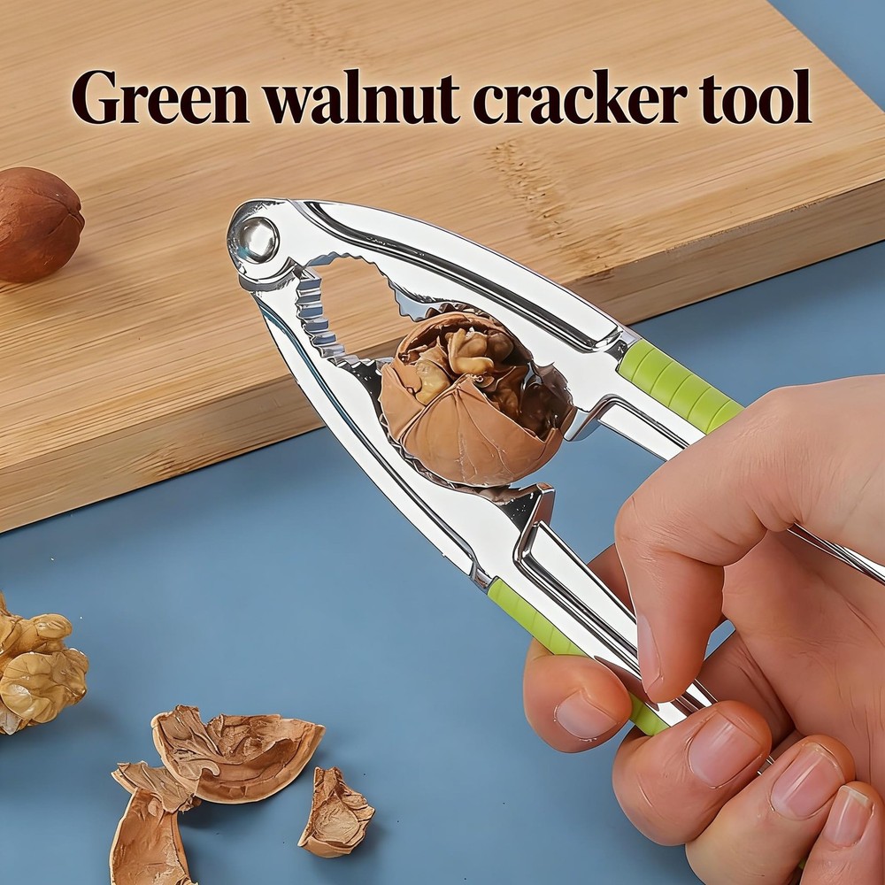 Walnut Cracker Tool, Nutcrackers, Metal Nut Shell Openers, Nut Green normal