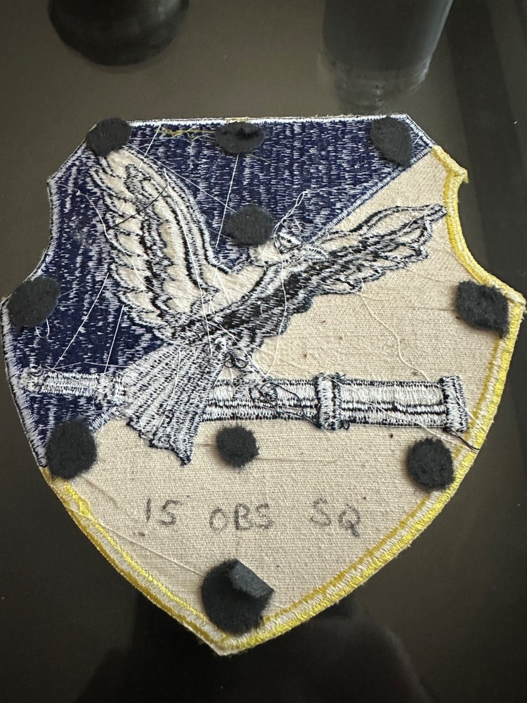 Vintage USAF 15th Observation Squadron Patch