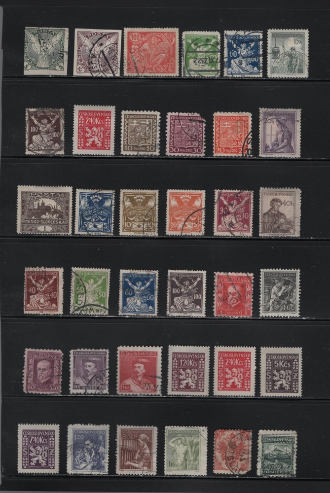 Czechoslovakia-  lot  1064.   Used.