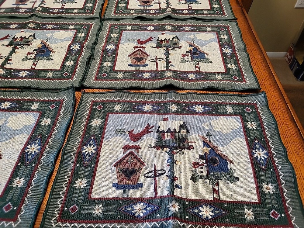 Set Of 6 Christmas Place Settings