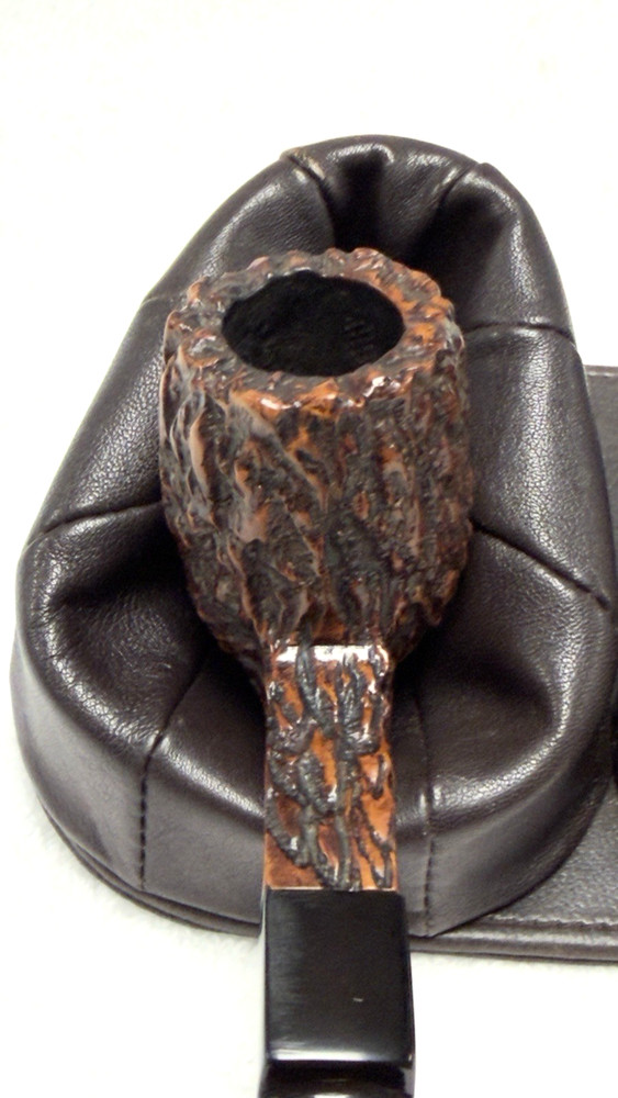 POTPOURRI Blast and Rusticate Unique Finished Straight Billiard Saddle Stem ***