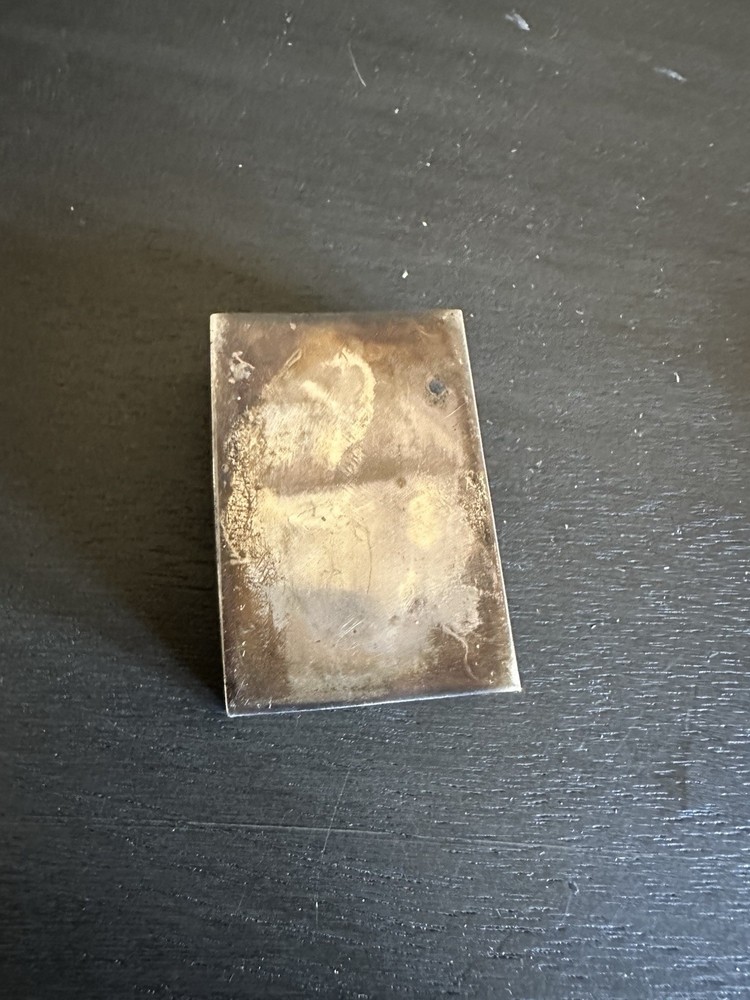 Webster Sterling Silver Matchbox Safe Holder Case “SC” Monogram
