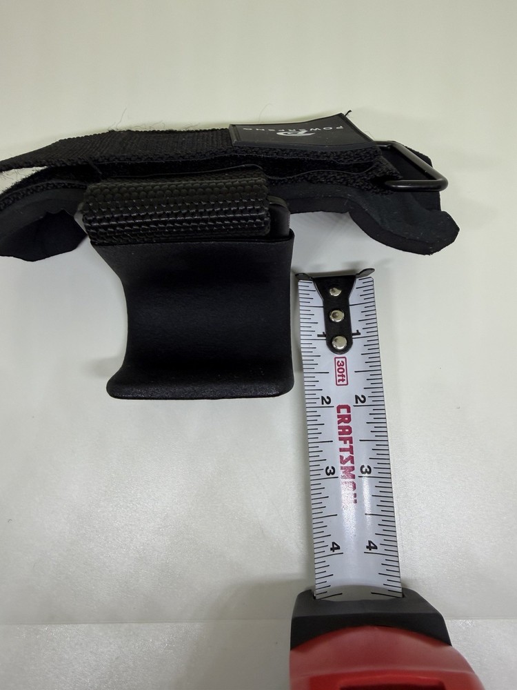 Powerlifting Bar Hooks with Wrist Strap