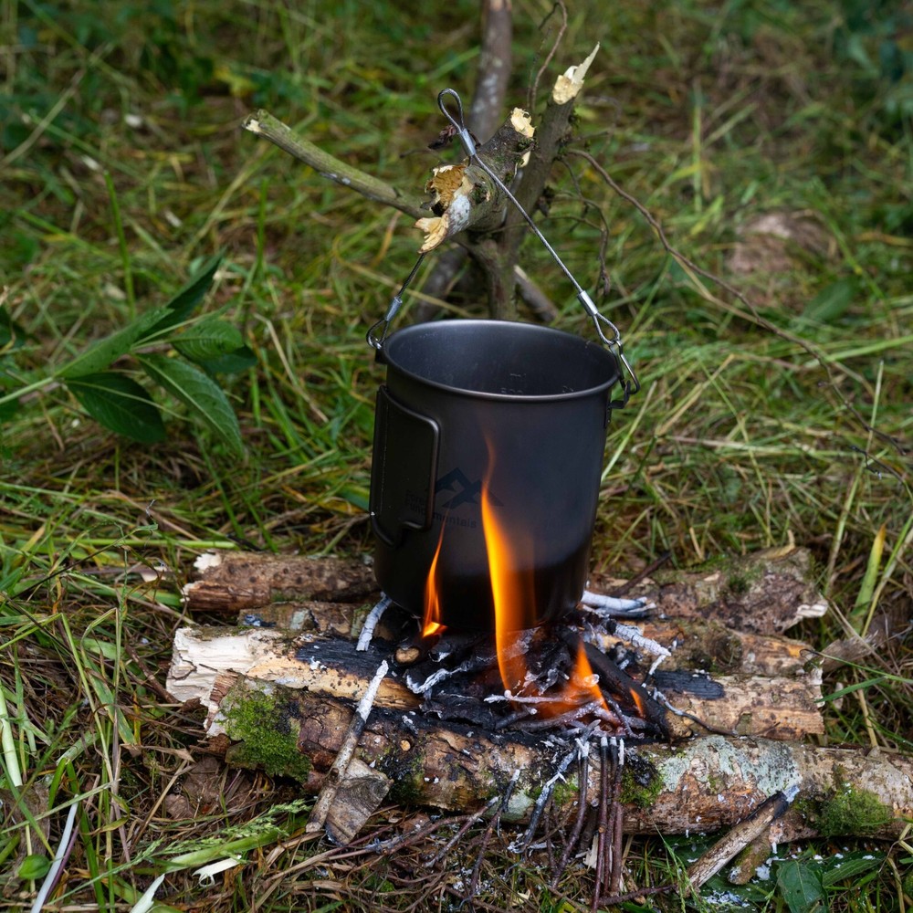 Folding Bail Handle for Camping Mugs | Stainless Steel Nesting Cup Handle