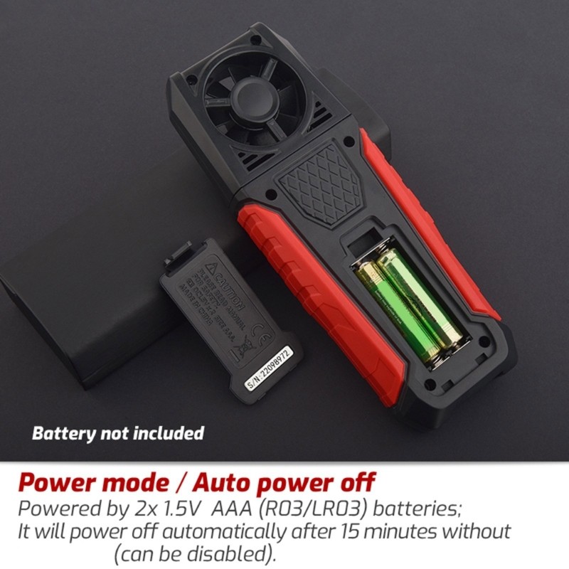 Small Digital Anemometer Handheld for Accurate Wind & Temperature